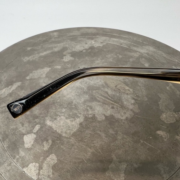 Warby Parker Black and Gold Eyewear BARNETT 278 51-18-142 - Picture 3 of 10